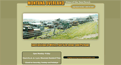 Desktop Screenshot of montanaoverland.com
